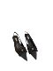 High-rise miu Home High-heeled Shoes Women's Stiletto Back Trip Belt Flash Diamond Bow French Pointed Rhinestone Stiletto Shoes Women