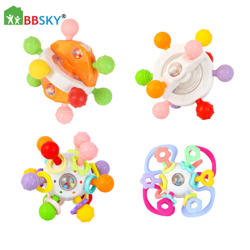 Bebé bolas de mordida juguetes de bolas de mordida de bolas de bolas de bolas de bolas de Manhattan