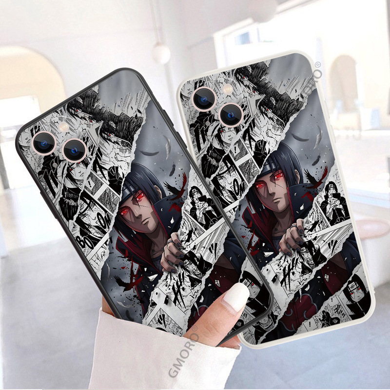 Naruto Itachi Sharingan Tearing Illustration Phone Case iPhone 17 Pro Max Anime Matte Soft Case Protective Cover Wholesale Naruto Itachi Sharingan Tearing Illustration Phone Case iPhone 17 Pro Max Anime Matte Soft Case Protective Cover Wholesale