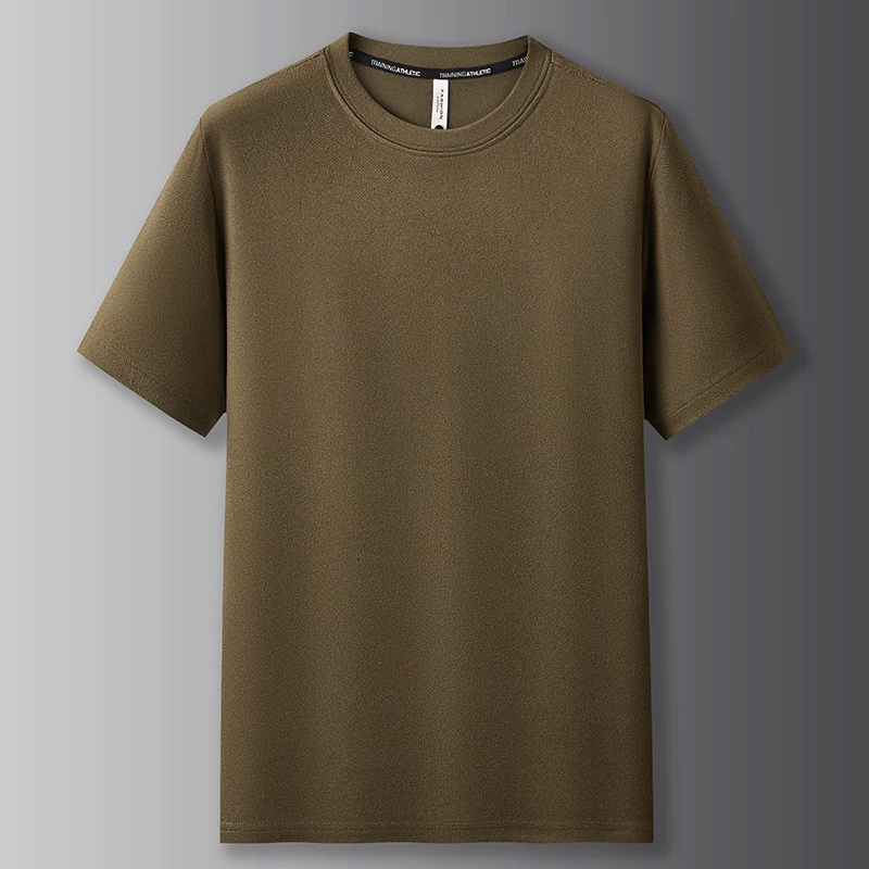 Fat Brother 2024 большой размер мужская однотонная футболка с короткими рукавами осенью и зимой