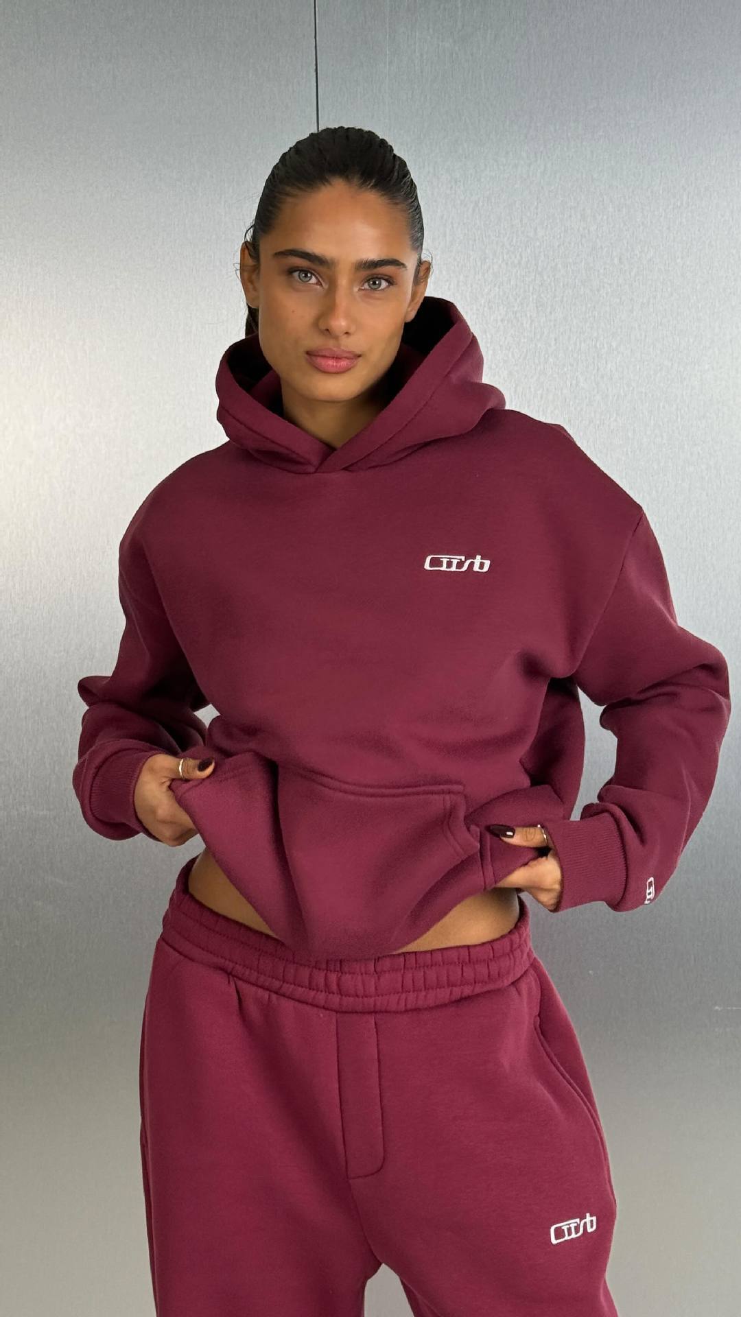 Women's Clothing Unisex Hip-Hop Streetwear Hoodie & Pants Set With Embroidered Lettering – Trendy Pullover Sweatshirt & Joggers Outfit For Men & Women_ecoleips.com
