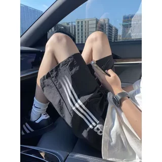 冰丝薄款休闲短裤男夏季宽松百搭新款ins潮流大码休闲五分裤男士