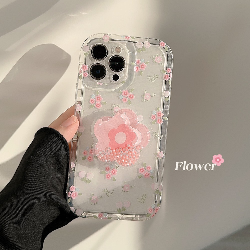 Suitable for iPhone 13 phone case, Apple 15 promax phone case, summer 14 transparent floral case, high-end feeling 12