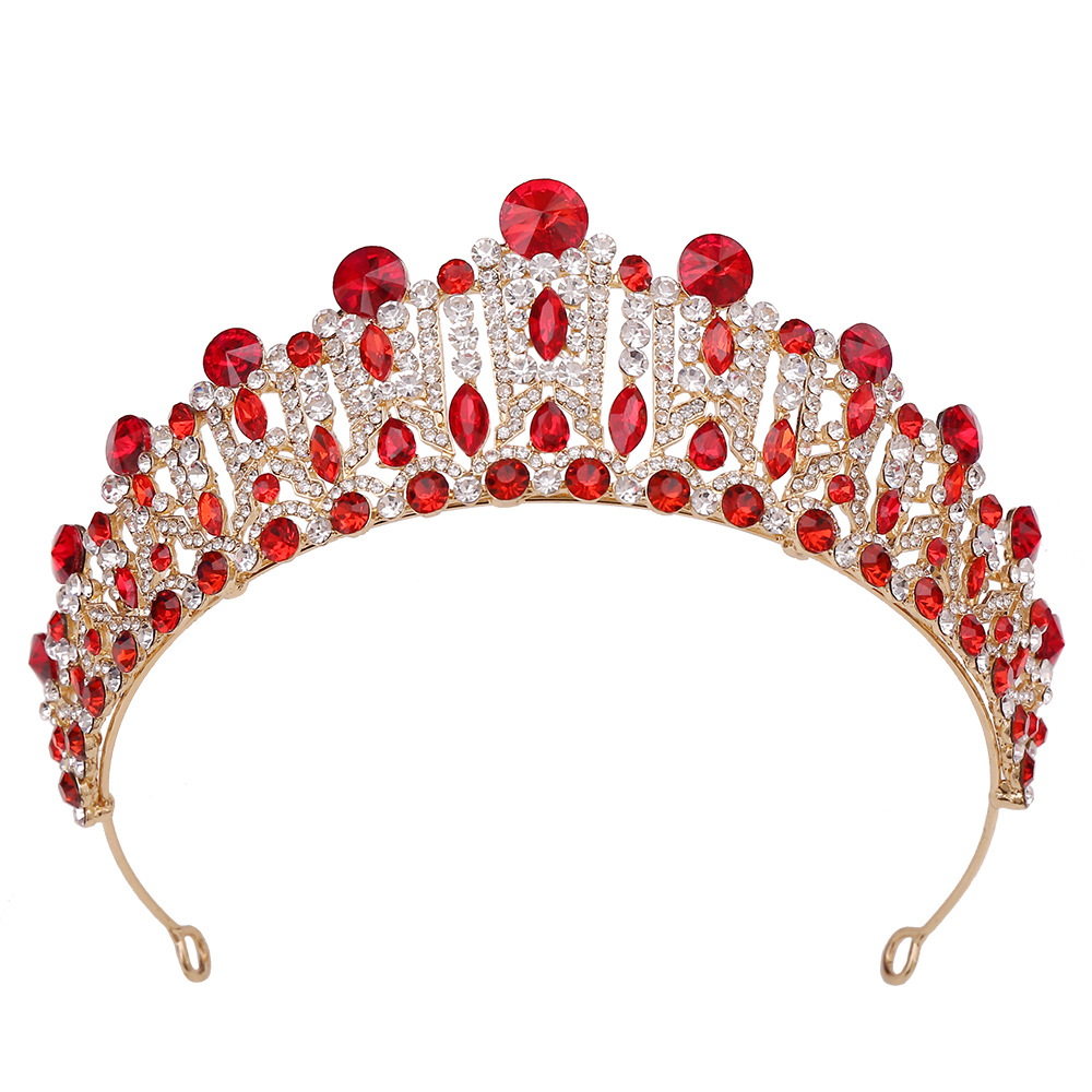 Bridal Shiny Women's Solid Color Alloy Rhinestone Diamond Crown display picture 25