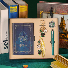 Magic Academy Notebook Literary Exquisite Retro Notepad Creative Signature Pen Bookmark Stationery Gift Box Wholesale