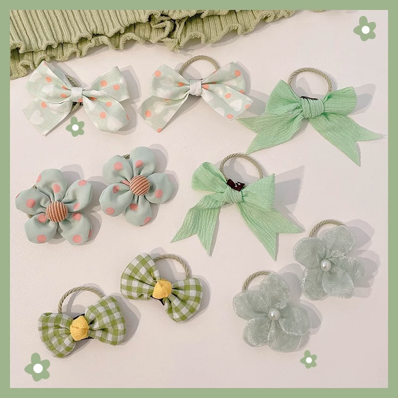 Cuerdas de cabello para niños lindos anillos de cabello de arco para niñas no lastiman cuerdas de cabello de alta elasticidad duradera para el cabello