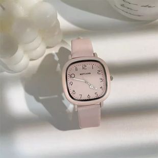 Women's Watch 2023 New Square ins style niche junior high school students all-match exam simple quartz watch