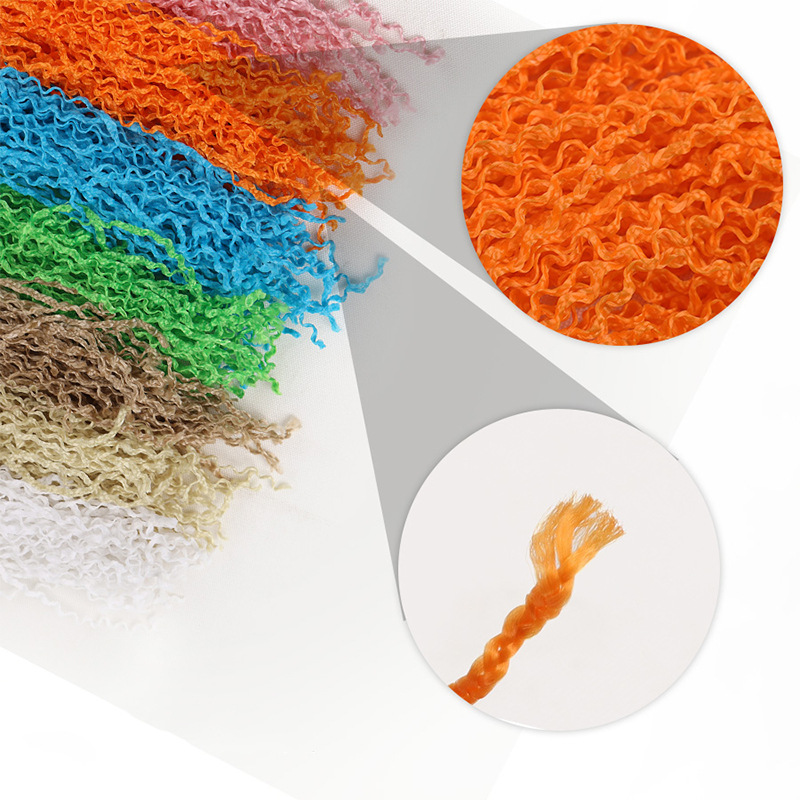 Paquete de una sola pieza Europa y América África delgada tres hebras pelucina aguja de cabello trenzada fibra química monocromática trenza sucia al por mayor