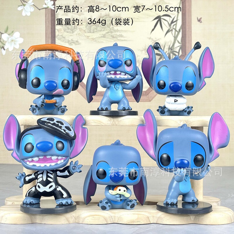 国境を越えたスティッチフィギュアハロウィンスティッチ人形ブラインドボックスガシャポン人形マシン装飾品卸売ドロップシッピング|undefined