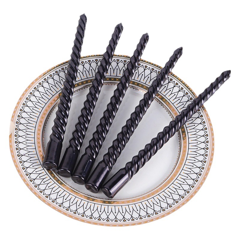 Clásico de 10 pulgadas de color hilo de estilo europeo varilla larga vela al por mayor hogar romántico boda sin humo varilla insípida cera transfronteriza