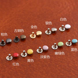 超小号铆钉3mm4mm袖珍五金手工DIY皮革BJD娃用辅料微缩五金20套价