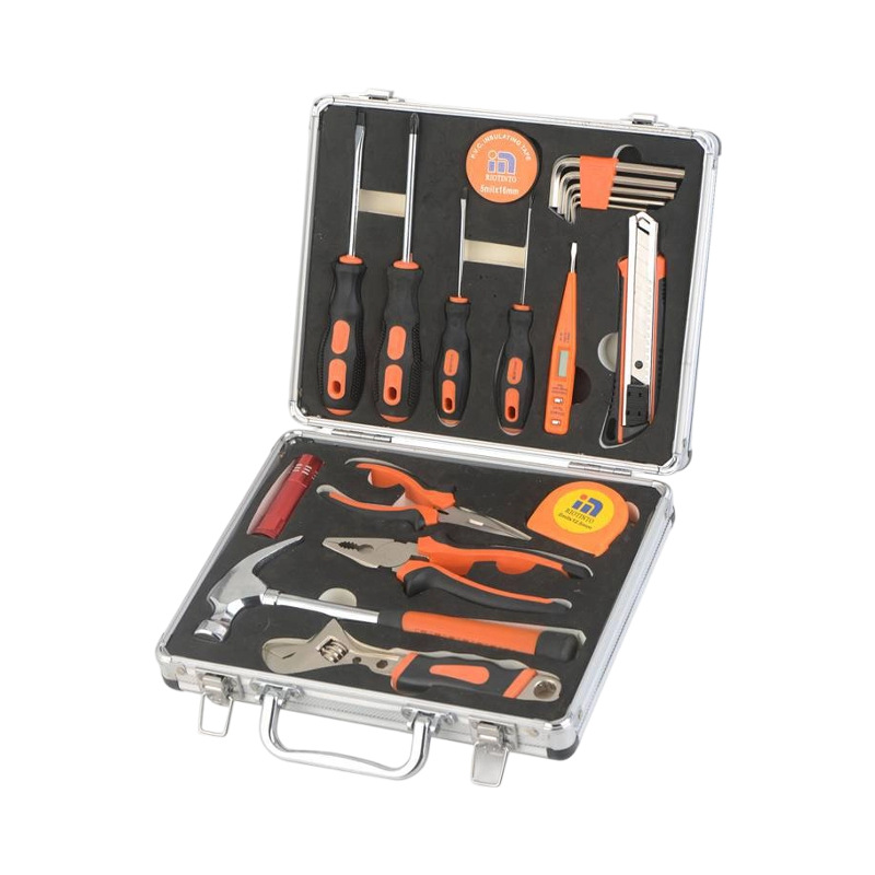 17件套多功能五金车载家用工具箱工具包车用工具套装厂家生产