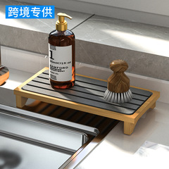国境を越えたアマゾンの床面に水を落とすマット珪藻泥吸水マット食器乾燥トレイ浴室洗面台スパッタ防止マット