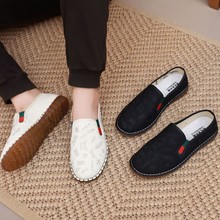 2025新夸刺绣古风汉服鞋复古老北京绣花布鞋社会鞋男女鞋精神小伙