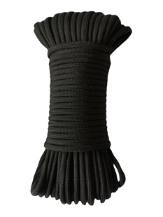 In stock polypropylene fiber 32-strand round braided rope, available in many colors