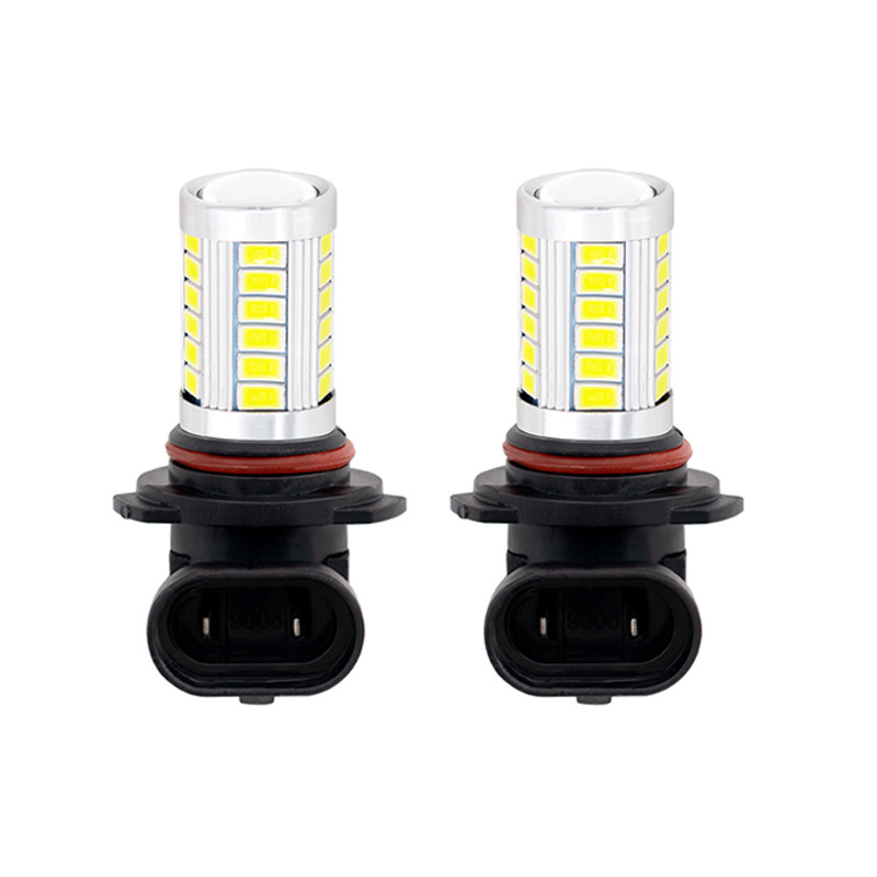 Luces LED antiniebla y direccionales 9006 de alto brillo, 33SMD-5730, bombillas para coche, luces de coche de 12V