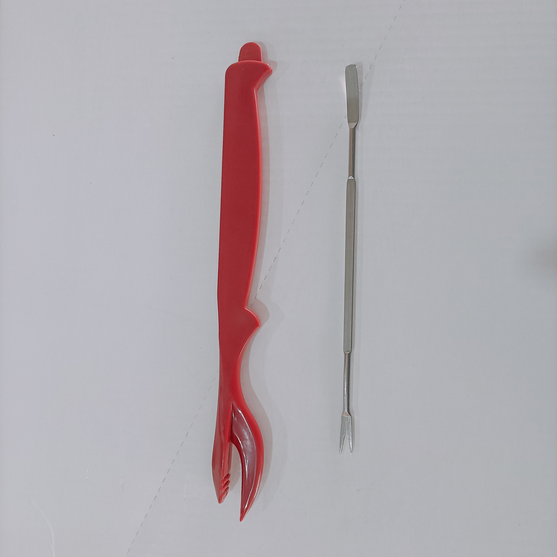 厂家吃蟹工具塑料蟹针蟹钳不锈钢食品夹批发海鲜工具螃蟹针龙虾夹