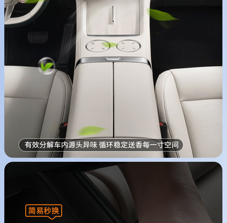 Suitable for Xiaomi Yu7/Su7 Car Aromatherapy Smart Fragrance Machine Replacement Core Fragrance Liquid Perfume Cup Holder Supplies