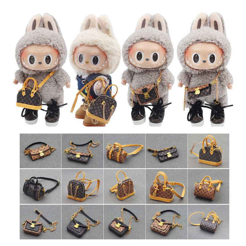 Labubu ラブブビニールブラインドボックス人形アクセサリーバッグ 17 センチメートルリンナベルペンダントバッグアクセサリー装飾|undefined