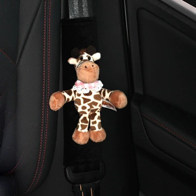 Seat belt shoulder pad, Cover, Cute Little Animal Plush
