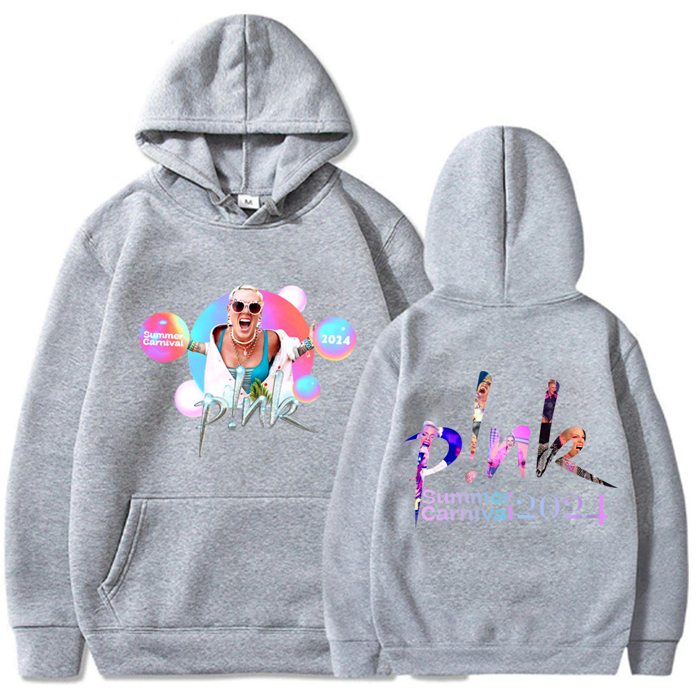 Pink Singer Tour 2024 Hoodies Men Fashion Rapper P! Nk SUMME