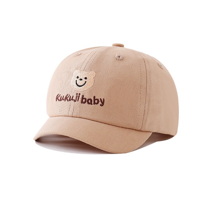 Sombreros infantiles primavera y otoño nuevos bonitos bebés osos casuales versátiles sombreros de béisbol para niños y niñas sombreros de lengua de pato coreanos