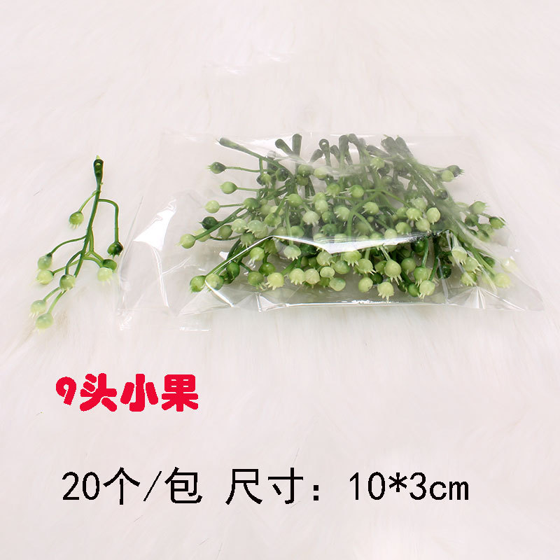 Ramo artificial con hierba cola de dragón hierba caja de regalo con adorno hoja de eucalipto dinero hoja flor tienda paquete material al por mayor