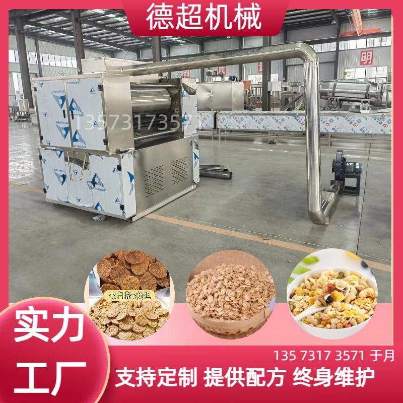 出口型燕麦片生产设备 谷物麦片生产线 燕麦设备 复合燕麦片设备