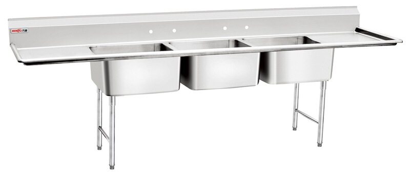 American Stainless Steel Sink Single Slot Double Slot Three Slot American North American Kitchen Equipment