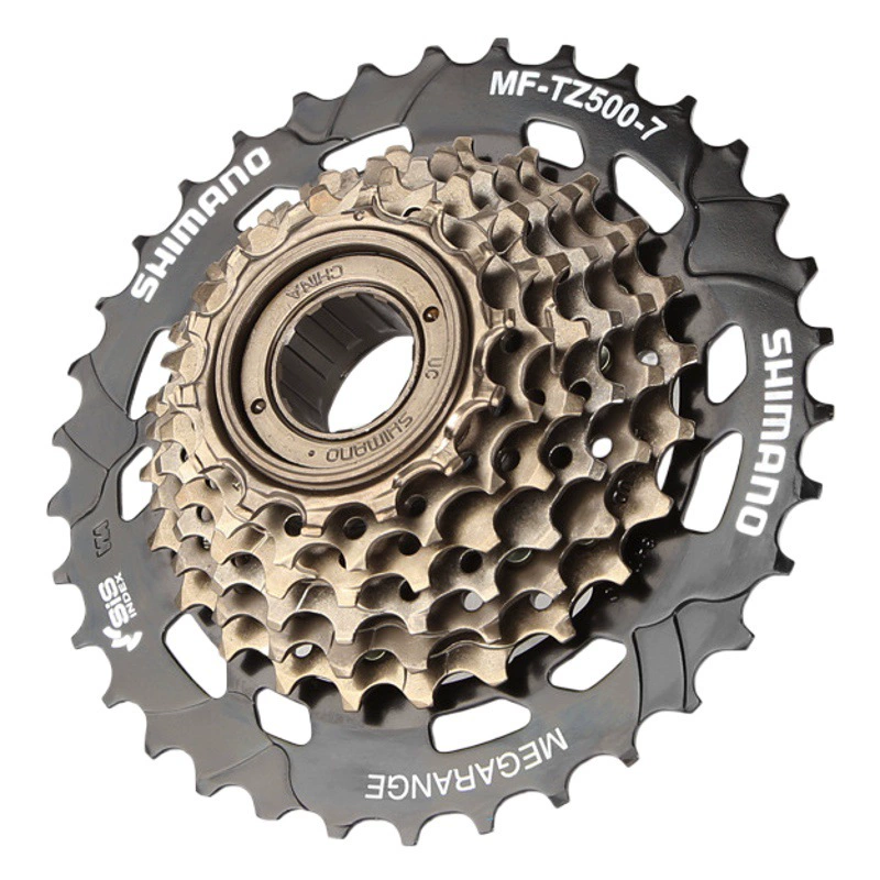 Аутентичный Юбилейный Мано SHIMANO TZ500-7 Маховик Горный велосипед 6/7 Скорость вращения Маховик 28T 34T