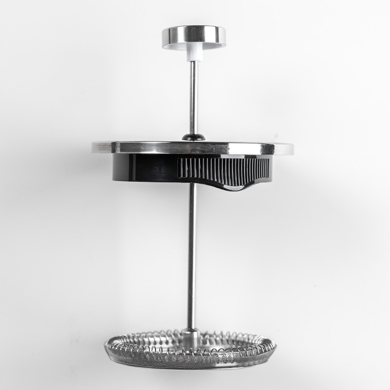 tetera de vidrio para hacer té doméstico para hacer burbujas de leche para filtrar y presionar tetera de filtro doméstica para extraer café en frío a mano