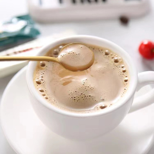 Malaysia imported light luxury style LUBOV three-in-one instant coffee green 756g hotel office coffee