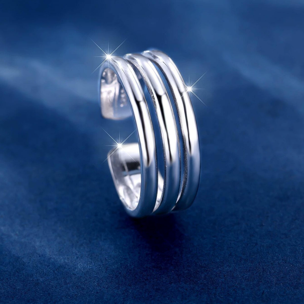 Женские нежные медные платиновые кольца для ног Летние пляжные ножные украшения Регулируемый размер