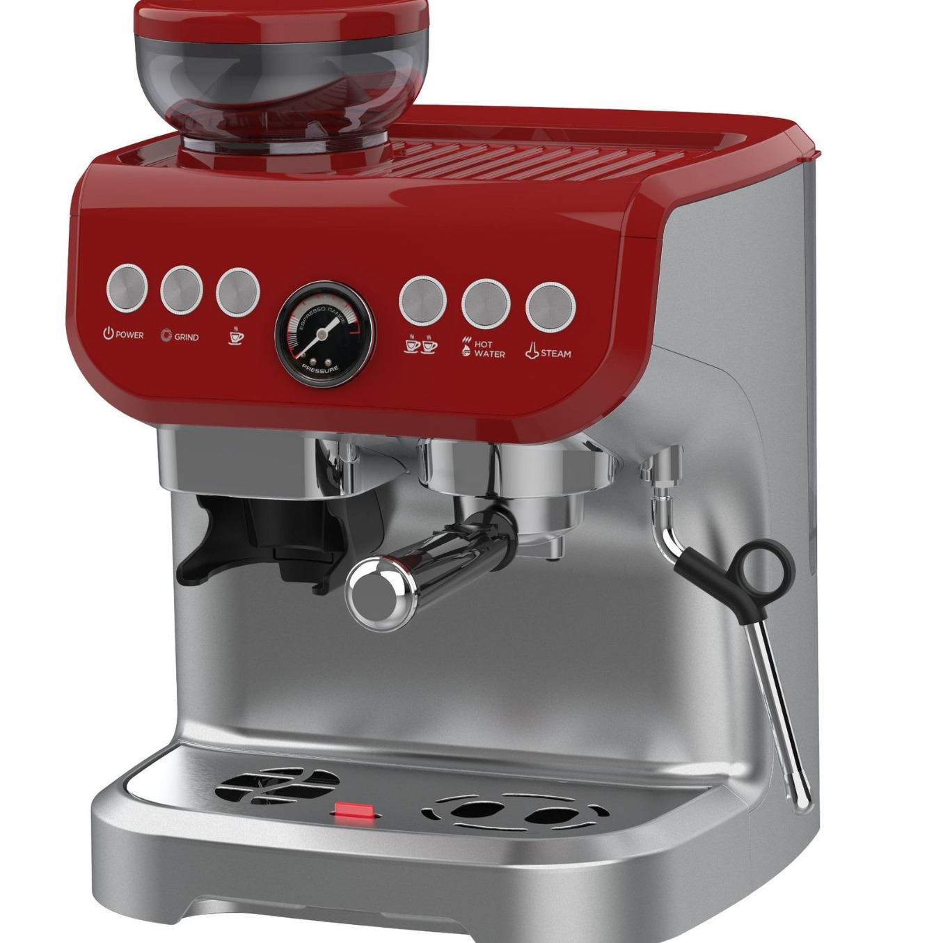 Coffelady semiautomático doméstico comercial molido granos máquina de café espresso molido en polvo de granos de café de doble propósito máquina de café