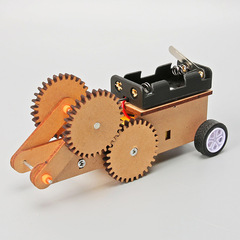 Science Experiment DIY Creative Invention Gears Back and Forth Car for Primary and Middle School Students