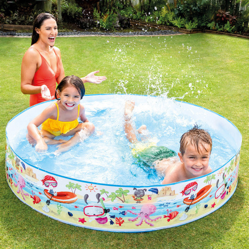INTEX original 56451 underwater diving hard plastic paddling pool swimming pool bath fish pond free of inflatable