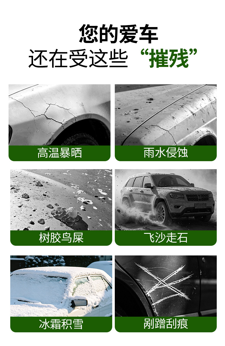 Manufacturer's Direct Delivery of Thickened Car Canvas Covers, Rainproof and Sunproof 600D Genuine Canvas, Light-Blocking and Heat-Insulating Full Cover