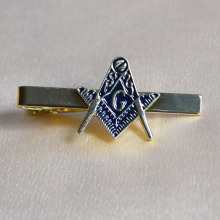 欧美temu跨境共济会配饰个性男女通用袖扣领带夹法式商务衬衫袖钉