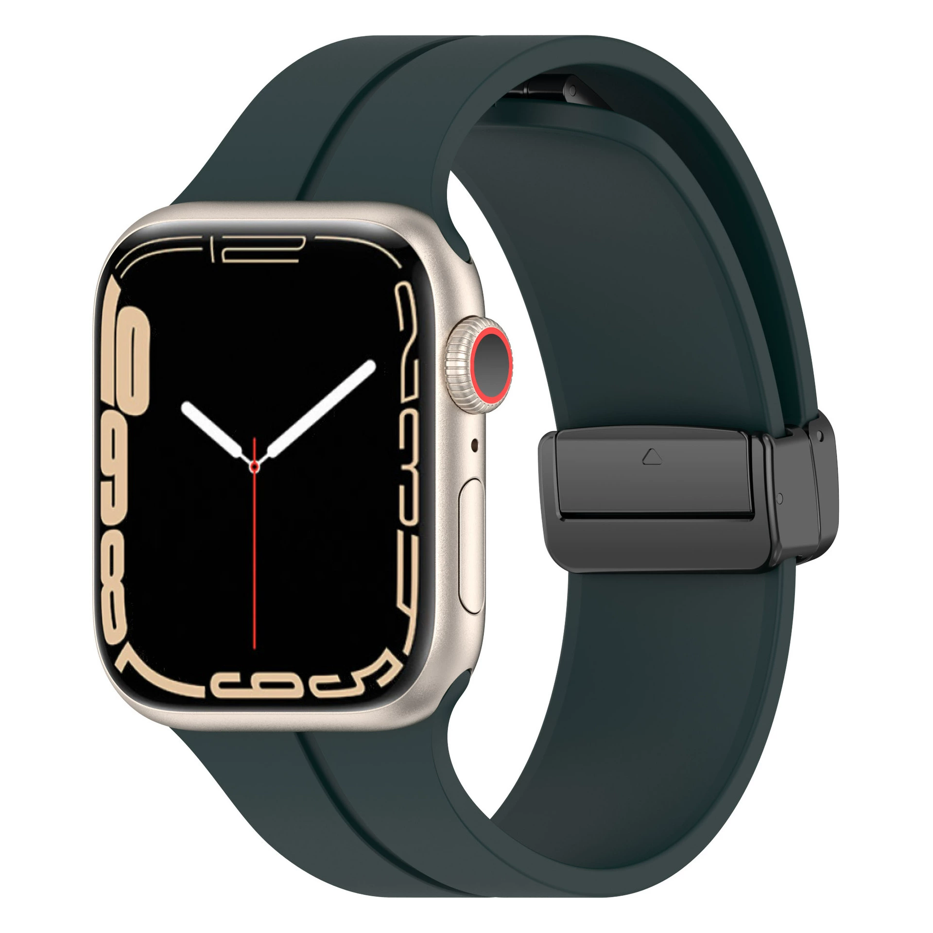 Совместимые модели Apple Watch 8/7/6/5/SE/Ultra: силиконовые, металлические, магнитные, складные.