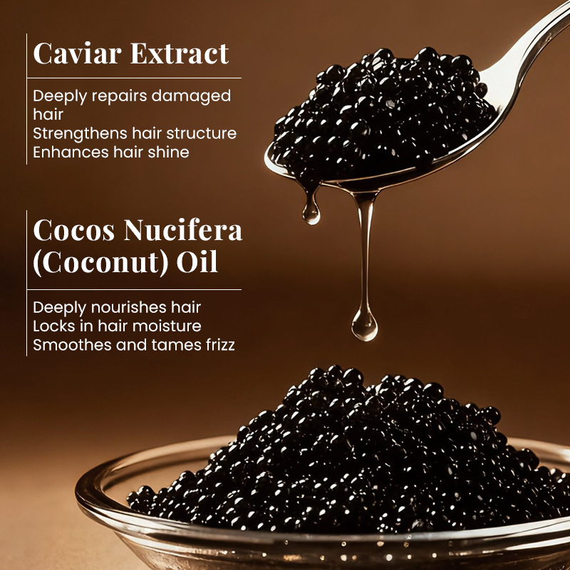 KORMESIC Inglés completo máscara de caviar para el cabello nutrición de membrana para el cabello fabricantes transfronterizos comercio exterior mayorista