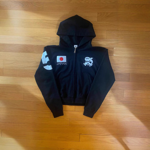 European and American Cross-Border Wholesale Personalized Embroidered Sweatshirt Long-Sleeved Pullover Hoodie Retro Jacket Street Trendy Y2K