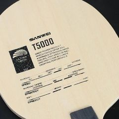 Sanwei三次元t5000炭素卓球底板5木2炭素初学訓練卓球ラケットアークリングが速い