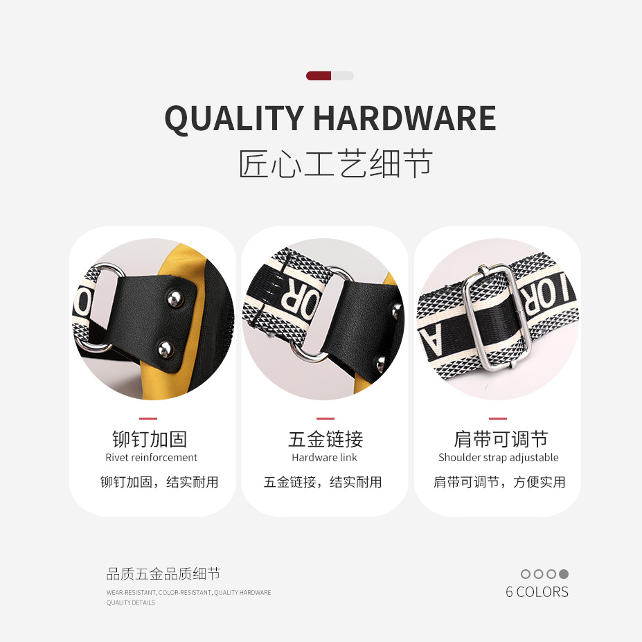 Bolso de hombro de moda de nylon de las nuevas mujeres bolso colorido de la cáscara del teléfono móvil versátil bolsa de mensajero de gran capacidad mini