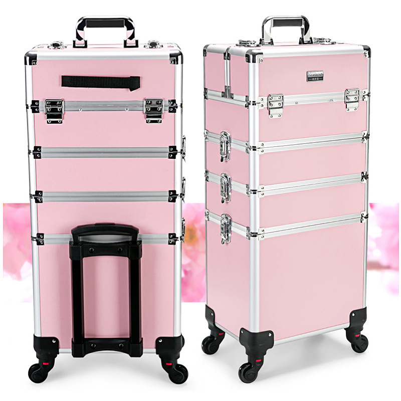 Multi-Layer Toolbox Can Release Nail Polish Paint Beauty Female Artist Case Makeup Bag Professional