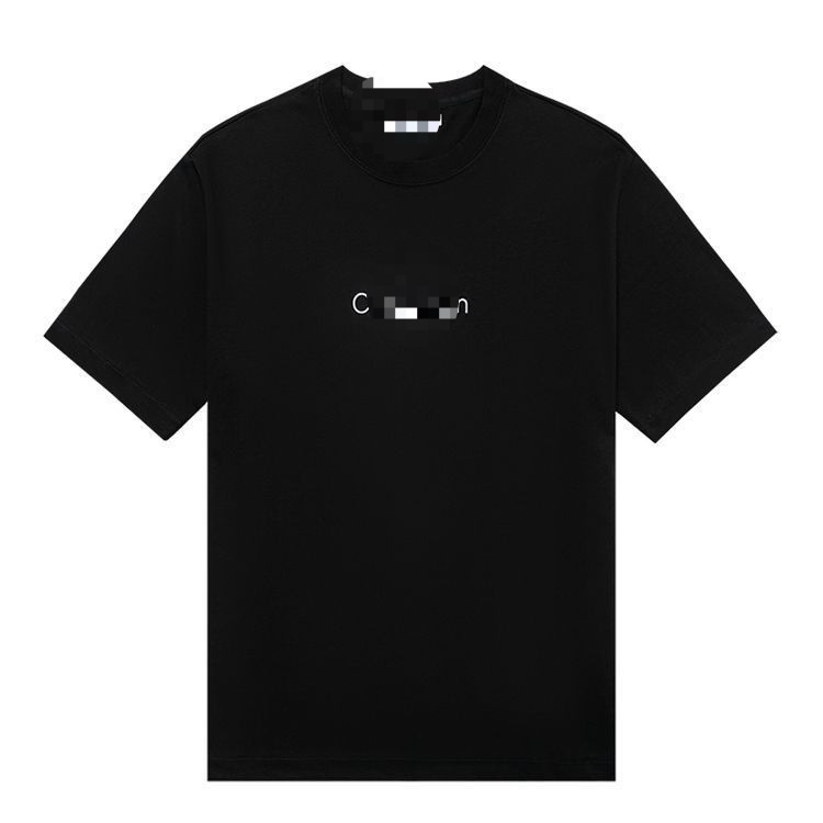 Ck Trendy Men's Fashion Printed T-Shirt, Summer Casual Breathable Round-Neck Short-Sleeve Oversized Base Shirt, Loose Fit, Available for Wholesale