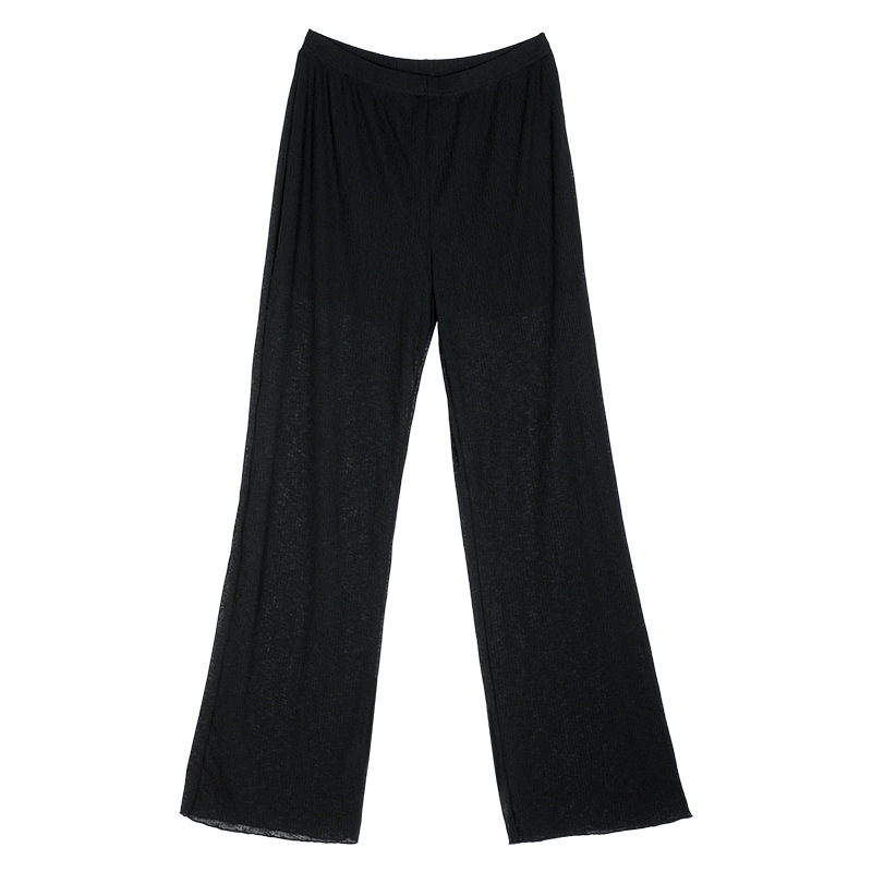Pantalones de baile, ropa de yoga, pantalones de pierna recta para adultos de verano, pantalones de baile de yoga negro de alto nivel para mujer, pantalones en forma