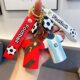 Creative World Cup football star jersey key chain pendant car key chain to push small gift wholesale