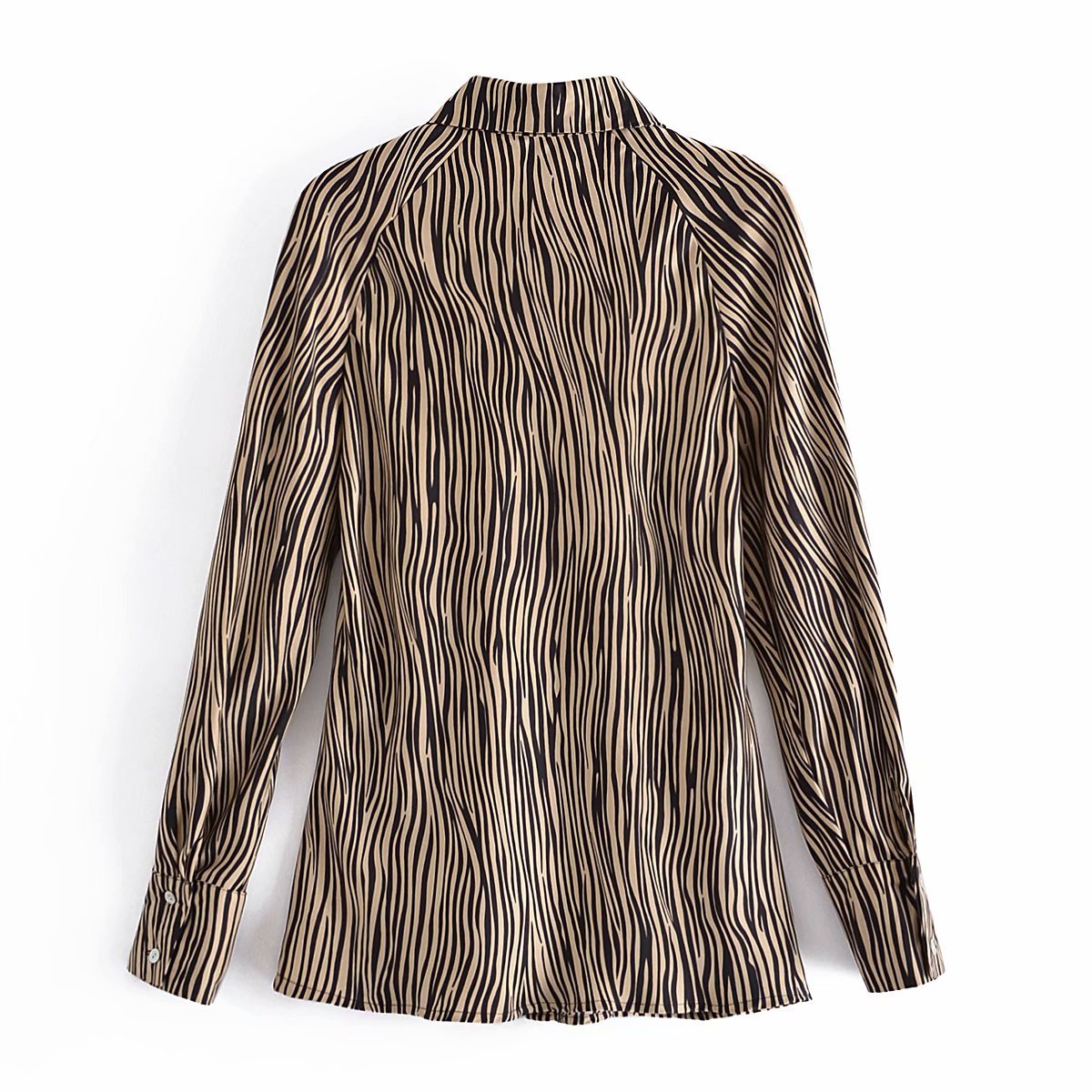 women s zebra print blouse nihaostyles clothing wholesale NSAM78067