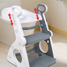 宝宝如厕辅助架洗手台可调节防滑踏板防水洗脸梯折叠收纳马桶梯