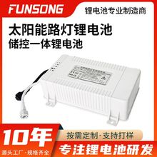 工厂定制12V锂电池大容量太阳能路灯胶体蓄电池 30AhUPS锂电池